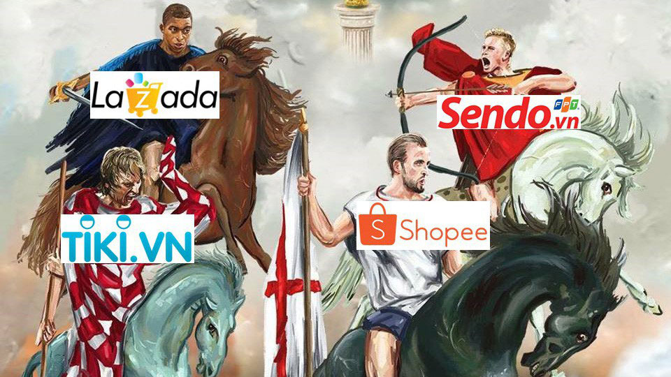 Tiki, Lazada, Shopee, Sendo chịu lỗ bao nhiêu nếu muốn giành 1% thị phần từ đối thủ? Tiki, Lazada, Shopee, Sendo chịu lỗ bao nhiêu nếu muốn giành 1% thị phần từ đối thủ?