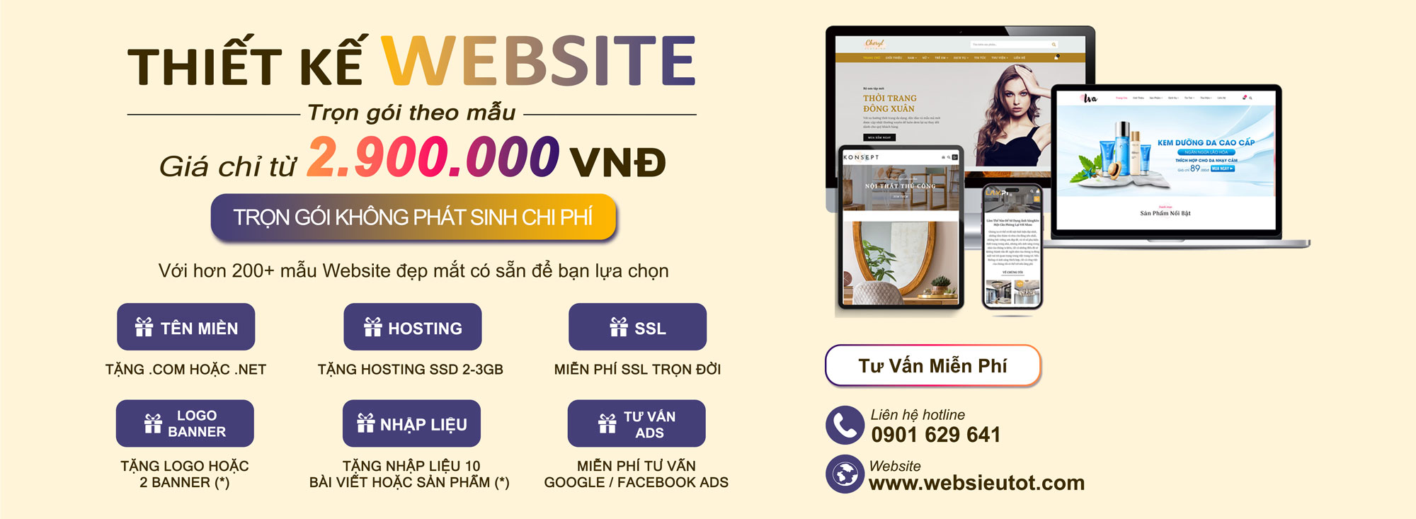 Thiết Kế Website Trọn Gói Theo Mẫu Có Sẵn Thiết Kế Website Trọn Gói Theo Mẫu Có Sẵn