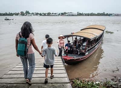 Mỹ Tho - Bến Tre - Chợ Lách kết hợp ngủ nhà dân